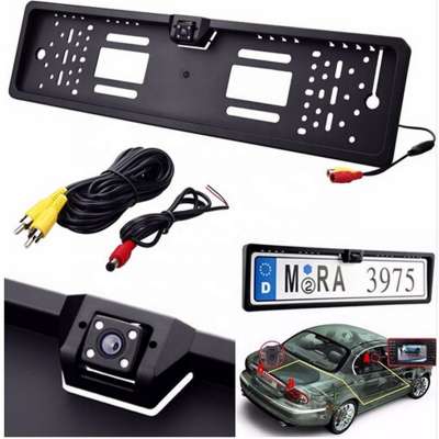 Europe license plate frame Camera LED